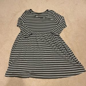 Arizona Jeans Co. Striped Quarter Sleeve Dress